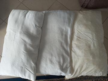 Set 3 Cuscini guanciali Bianco/Beige