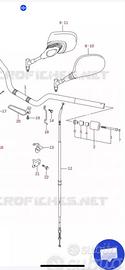 Contrappeso  coppia   originale gsr 600 Suzuky