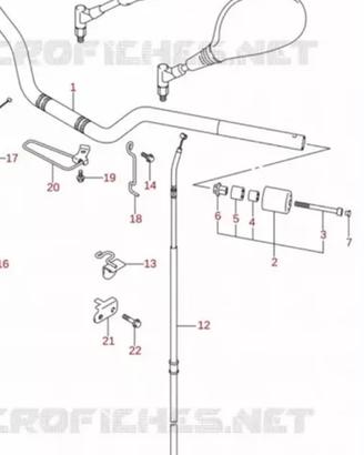 Contrappeso  coppia   originale gsr 600 Suzuky