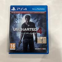 Gioco uncharted 4 (fine di un ladro) per ps4
