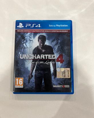 Gioco uncharted 4 (fine di un ladro) per ps4
