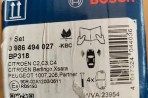 Bosch BP318 pastiglie freno anteriore C3 PSI