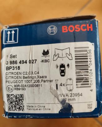 Bosch BP318 pastiglie freno anteriore C3 PSI