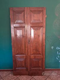 Porte vecchie in legno massello 