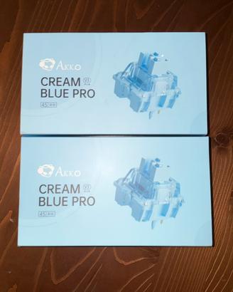 AKKKO V3 Cream Blue Pro Switch (tattile, 45 pezzi)