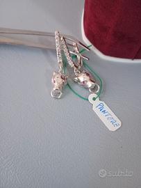 orecchini pantere argento 925