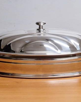 Scaldavivande Silver Plate