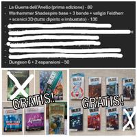 Giochi da tavolo (paghi 1 prendi 3!)
