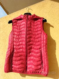 gilet trapuntato con cappuccio S