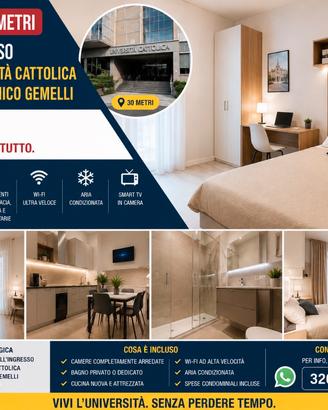 Camera con bagno zona Gemelli Cattolica Roma RM