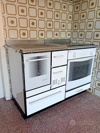 cucina economica, forno e piano cottura