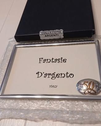 Cornice fotografia 50 anni matrimonio nozze d'oro