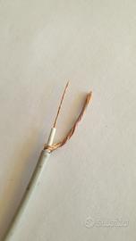 cavo coassiale per video o antenna 3mm 90mt