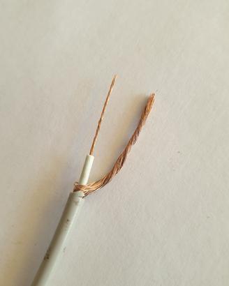 cavo coassiale per video o antenna 3mm 90mt