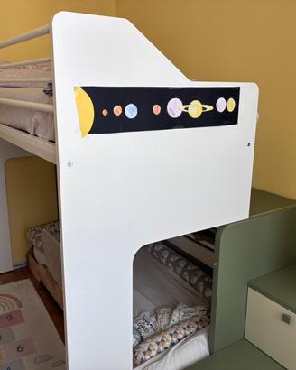 Letto a ponte scorrevole Dielle