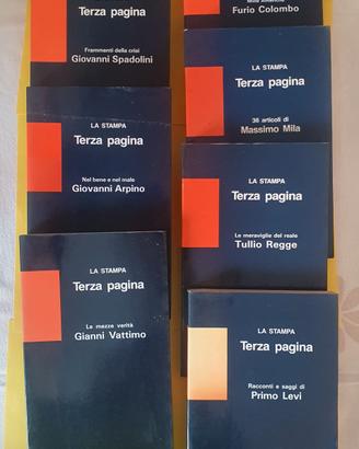 n.7 Libri "LA STAMPA" Terza pagina