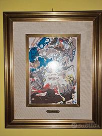 Quadro ceramica Salvador Dali'