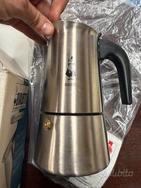 Caffettiera Bialetti Musa Satin 6 tazze in acciaio