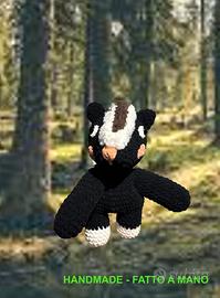 Amigurumi puzzola di peluches fatta a mano Handmad