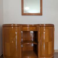 mobile entrata  legno con specchio 