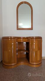 mobile entrata  legno con specchio 