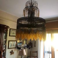 LAMPADARIO VINTAGE CON VETRI