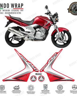 Adesivi compatibili con Yamaha YBR 250 2006/13