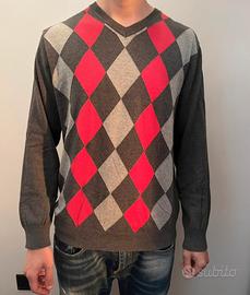 Maglione vintage a rombi