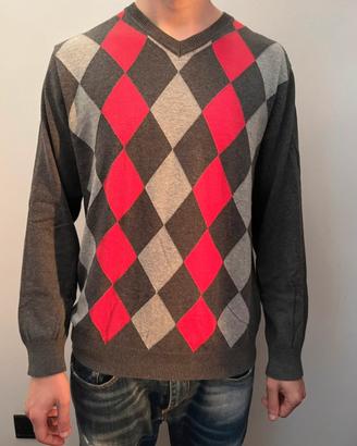 Maglione vintage a rombi