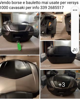 borse e bauletto versys cavasaki 