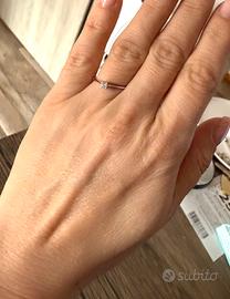 Solitario 750 diamante