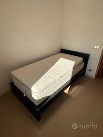 Letto singolo Ikea con cassettone