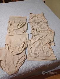 4 set reggiseni e mutanda