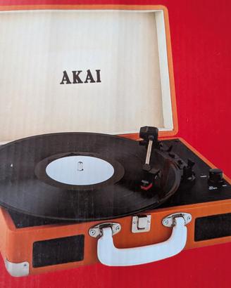 Giradischi portatile Akai Retro