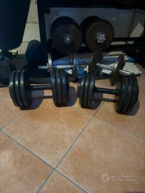 MANUBRI FISSI  32 kg cadauno