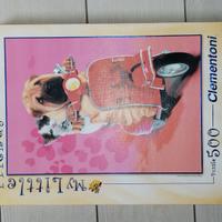 Puzzle Clementoni 500 pezzi Vespa Gatto Cane