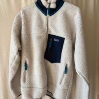 PATAGONIA felpa pile retro uomo L