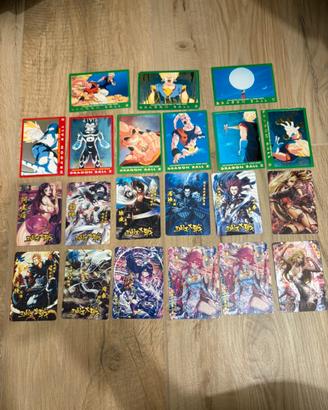 Carte vintage old dragon ball z e altre