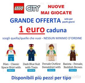 ECCEZIONALE LEGO - Minifigures NUOVE 1 euro caduna