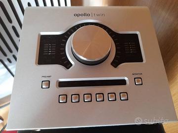 UA Apollo twin duo usb + scheda pcie+plugins