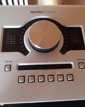 UA Apollo twin duo usb + scheda pcie+plugins