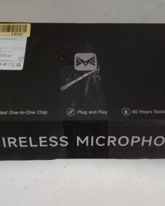 Coppia microfoni wireless 