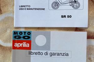 Libretti Aprilia SR 50  anni 1993/94