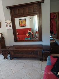 Parete in legno stile classico d'epoca