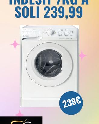 Lavatrice indesit 7kg