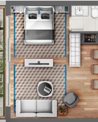 Grazioso bilocale con giardino a Carnago