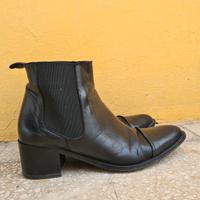 stivaletti in pelle Bianco