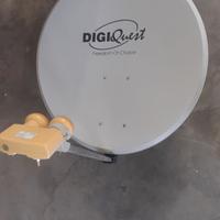 Parabola satellitare e Decoder Digiquest