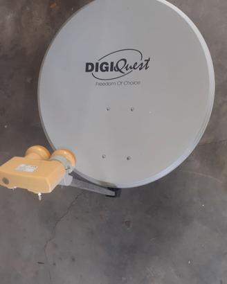 Parabola satellitare e Decoder Digiquest