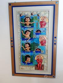 "L'ego di Satana" del pittore Rouland Tapì 1998